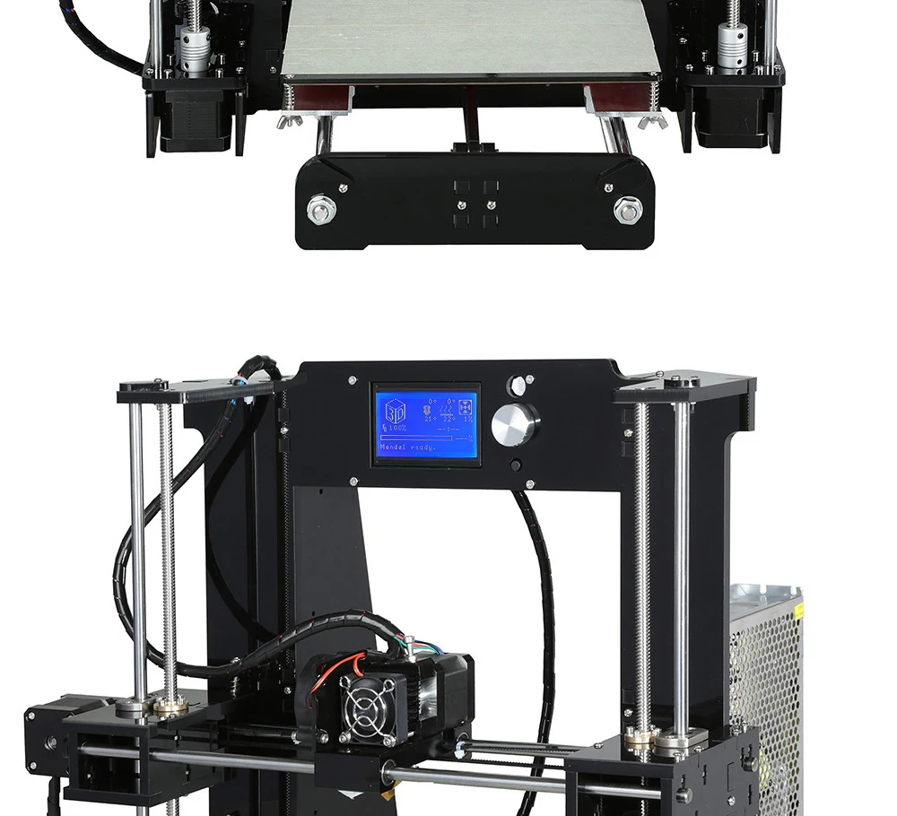 Anet A6 автоматическое выравнивание высокой точности 3d принтер Reprap i3 DIY Impresora 3D комплект Micro SD карта 3d принтер