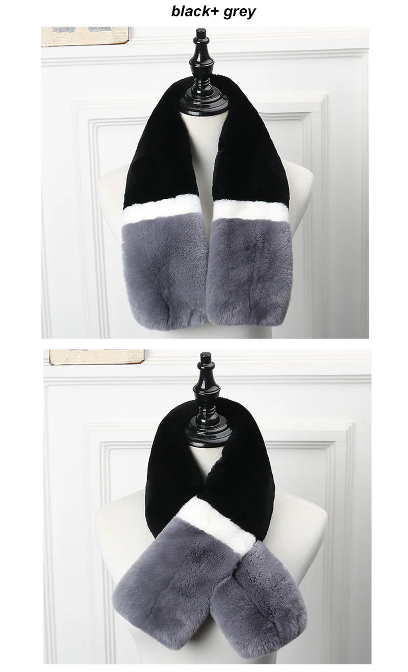 rex rabbit scarf grey ends  1