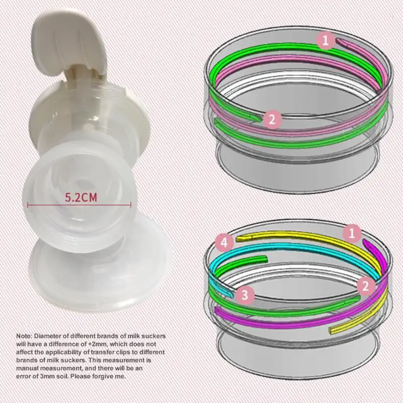 Хранение грудного молока зажим для пакетов адаптер для беременных и кормящих руководство молокоотсос адаптер послеродовой уход