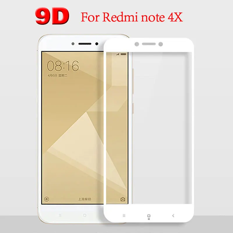 

9D For Xiaomi Redmi Note 4X glass for xiaomi redmi note 4 x protective film red mi note4 x Screen Protector red mi note4x glass