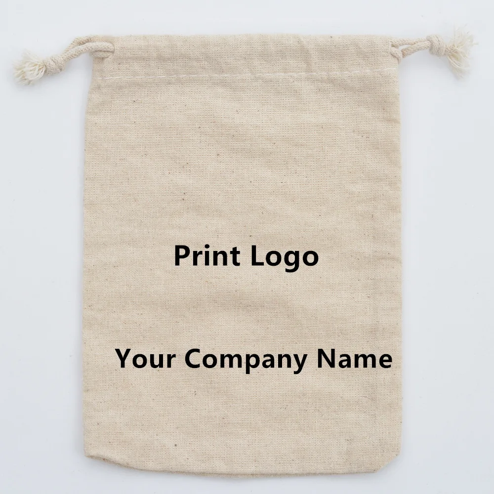 muslin bolsas with logo