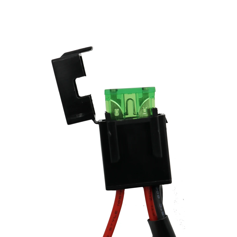 Durable Car Auto Led Work Lamp Driving Lights Wiring Harness Offroad Led Light Bar Wire Cable 12v 24v Switch Relay Kit (4)