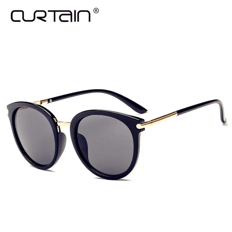 

CURTAIN 2019 Retro Round Sunglasses Women Men Brand Designer Sun Glasses for Female Male Alloy Mirror Eyeglasses Oculos De Sol