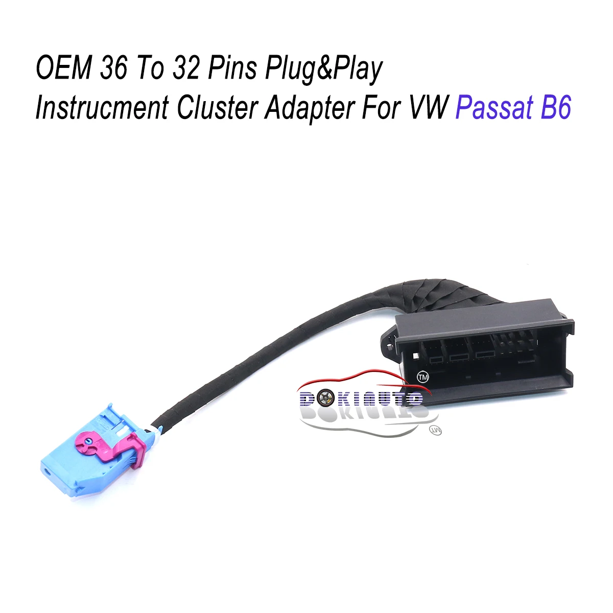 OEM от 36 до 32 контактов Plug & Play адаптер кластера для VW Passat B6|Кабели адаптеры и