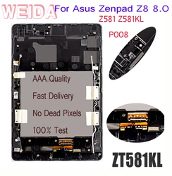 WEIDA-recambio de pantalla LCD para ordenador portátil, marco de montaje de pantalla táctil de 8 pulgadas para Asus Zenpad Z8 8,0 ZT581KL, P008 Z581 Z581KL