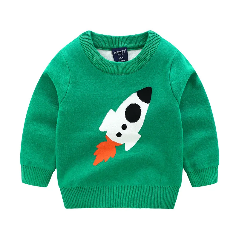 Cartoon Baby Sweater Solid Color Cotton Blended Kids Boys Girls Cardigan High Quality Round Neck Long Sleeve Pullover Outfit Autumn Clothes (11)