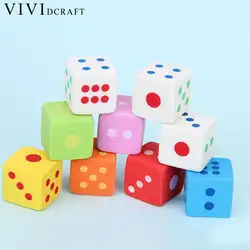 Vividcraft 3 шт./лот Творческий красочные игральные кости форма резиновая новые ластики Kawaii школьные принадлежности мультфильм канцелярские