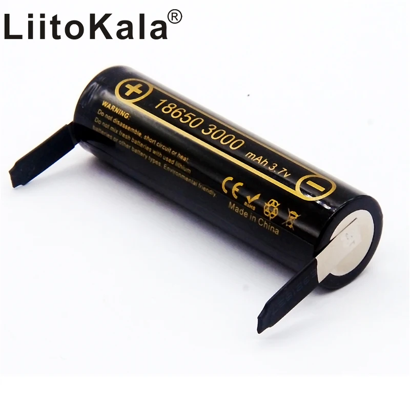 Liitokala lii-30A-N 18650 3000mAh батарея 18650 литиевая батарея 3,6 V разряда 20A, предназначенная для Lii-30A батареи+ DIY никель