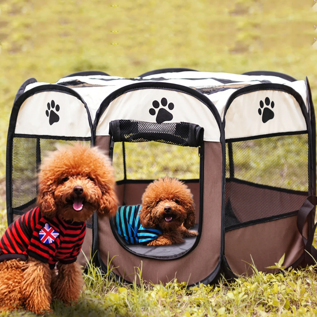 Buy Portable Folding Pet tent Dog House Cage Dog Cat