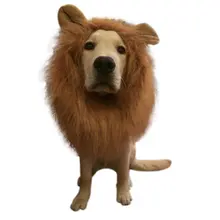 Хэллоуин ролевые игры Костюм Собаки льва парики грива с ушками волосы аксессуары для домашних животных волосы льва фестиваль вечерние Хэллоуин costu