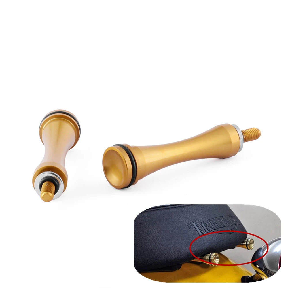 Quick ReleaseTool Free Seat Bolts For Triumph Thruxton Bonneville T100 Scrambler Parts