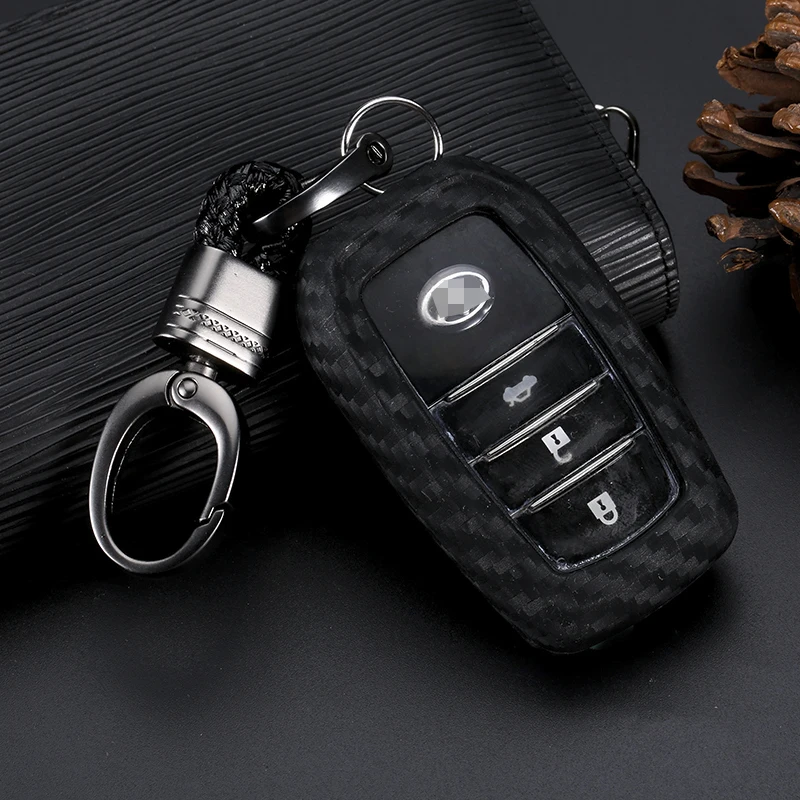 Car styling Soft TPU Remote Key Case Cover For Toyota Chr Land Cruiser 200 Avensis Auris Corolla Crown 2/3 Buttons key shell | Автомобили