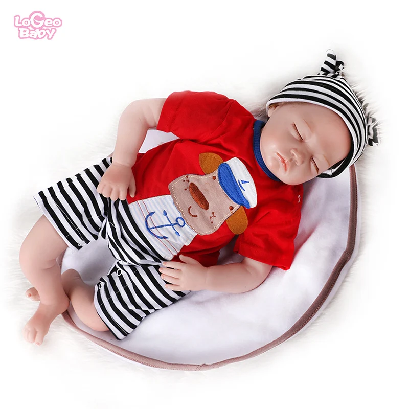 Logeo Baby 2" Мягкая силиконовая кукла-реборн для новорожденных, детские куклы, детские игрушки, подарок, милый Спящий ребенок, bebes, модель куклы-реборн