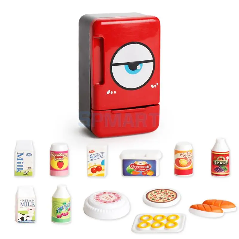 Simulation Electric Refrigerator Home Appliances Toys - Baby Kids Pretend Play Kitchen Cooking Food Toy Developmental Game