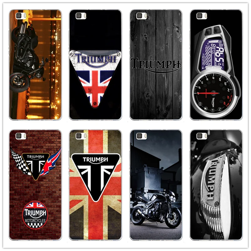 Compact Triumph Motorcycle Logo UK Soft TPU Cell Phone