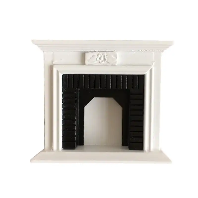 Dolls House Miniature 1:12 Scale Wooden Furniture Fireplace Accessories