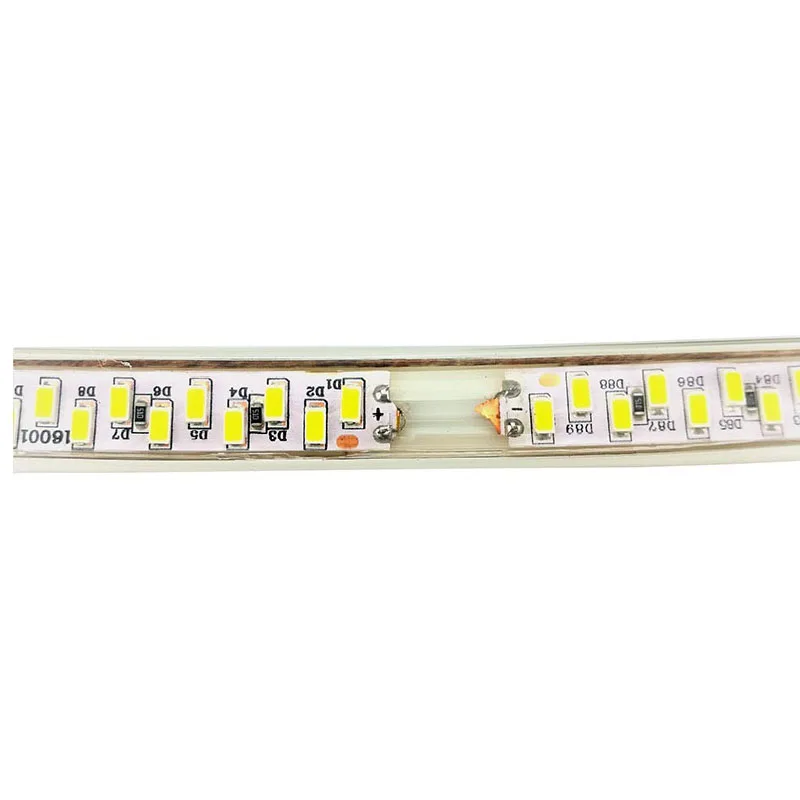 100 метров Светодиодная лента 220 В переменного тока SMD5730 180 л/м IP67 водонепроницаемый