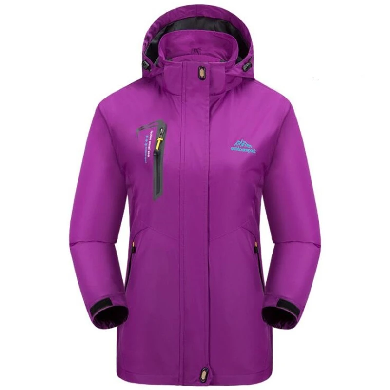 Kopen 2018 Nieuwe Lente Herfst Waterdicht Winddicht Jas Vrouwen Uitloper Windbreaker Toerisme Jassen Sportkleding Ademend Kap Jas 4XL