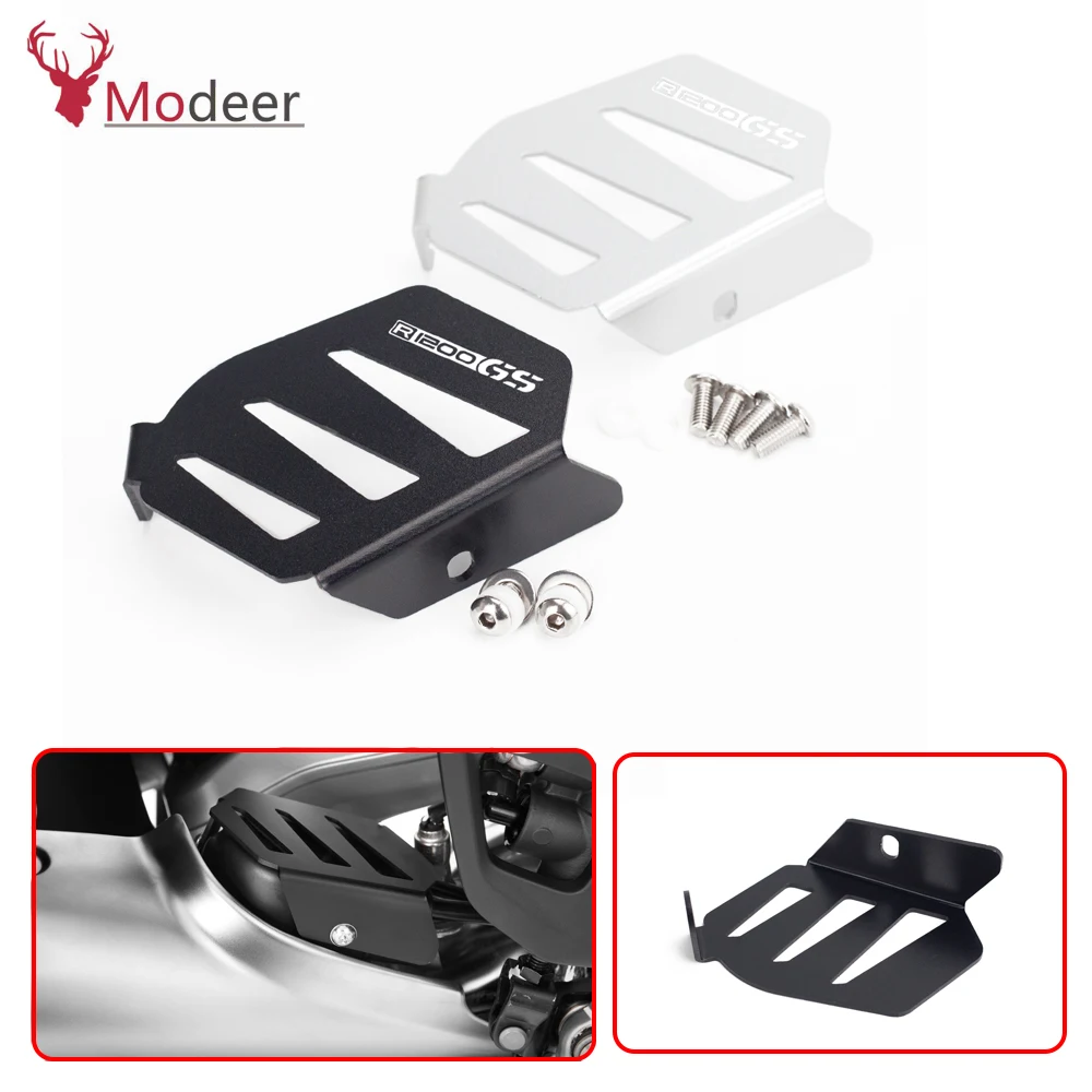 

Motorcycle Accessories Sliver Exhaust Flap Cover Guard For BMW R1200GS LC 2013-2017-UP R1200 GS LC Adv 2014-UP 2015 2016 2017