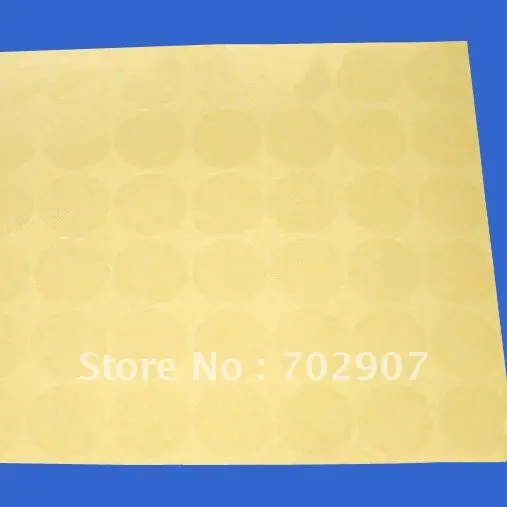 

Wholesale&Free shipping: 3000 pcs/lot Transparent PVC Circle Seal Labels Round 19mm Dia, For Package Seal