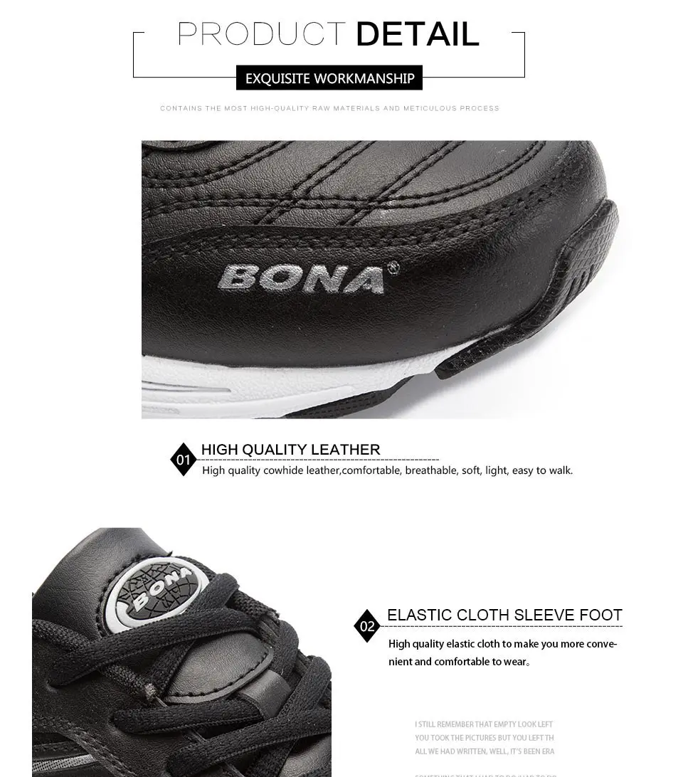 BONA/Новая мужская повседневная обувь в классическом стиле, уличные модные кроссовки на шнуровке, мужская обувь на плоской подошве, мужские
