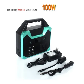 

Outdoor solar 100W household 110V/220V emergency energy storage power supply Power Bank Car Jump Starter 12V 2000A
