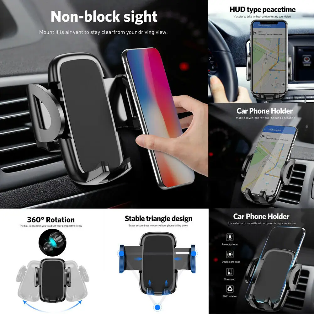

Gravity Car Holder For Phone in Car Air Vent Clip Mount Mobile Phone Holder Stand Support For iPhone huawei