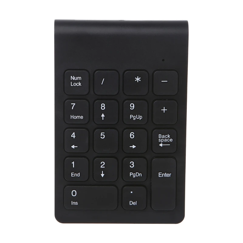 

Portable 2.4G Wireless Digital Keyboard USB Number Pad 18 Keys Numeric Keypad High Quality ABS Plastic NoEnName_Null