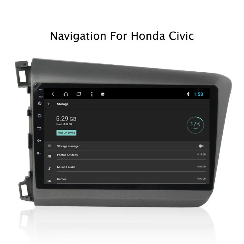 Flash Deal NAVITOPIA 9inch 2G RAM 32G ROM Android 8.1 Vehicle Car DVD Multimedia GPS Navigation for Honda Civic 2012 2013 2014 2015 4