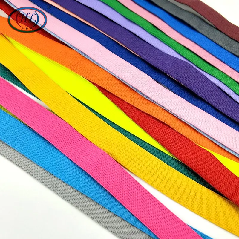 

HL 2CM Width 1 Meter Colorful Highest Nylon Elastic Bands Garment Trousers Bags Home Textile Sewing Accessories DIY