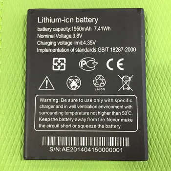

20PCS MLLSE T5 1950mah Battery New Batteries for Thl T5s Smart Mobile Phone