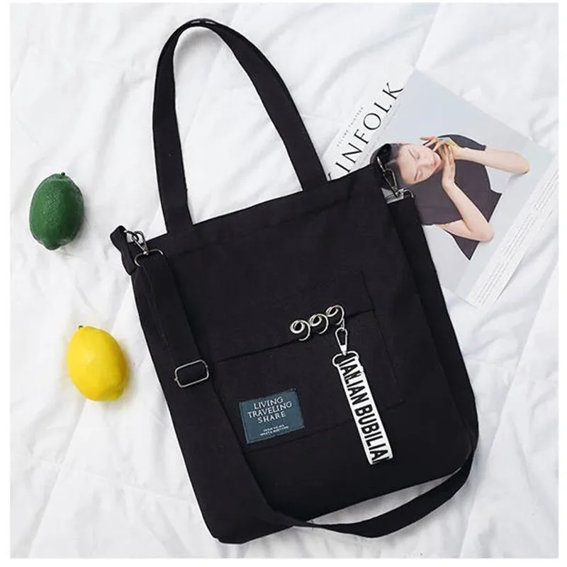 Female Students Wild Hand Shoulder Bag Messenger Bag Handbags Black ...