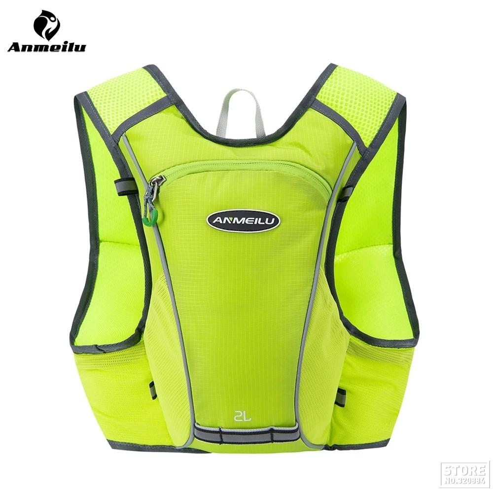 

ANMEILU Running Bag Cycling Backpack Outdoor Bags Sport Adjustable Lightweight Camping Travel Cycling Bag Vest Shaped Bag
