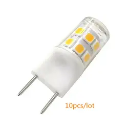 10 шт. G8 светодиодные лампы 110 В 2.2 Вт керамический 20 Вт эквивалент галоген ксеноновая лампа замена Светодиодная лампа для под прилавком