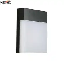 WECUS) современный светодиодный настенный светильник алюминиевый наружный водонепроницаемый настенный светильник для сада, крыльца, патио, в сторону передней двери, светильник ing