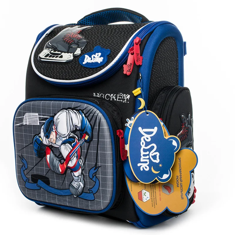 

Brand New Cartoon School Backpack For Boys Girls School Bag Children's Orthopedic Backpacks Car Bear Mochila Escolar Grade 1-5