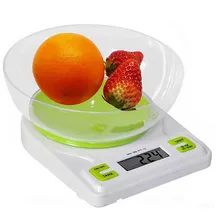 Кухня весы 5КГ 1 г 5 кг* 1 г многофункциональный цифровой ЖК-дисплей электронных посылок Еда Вес с кухонные весы с чашей весов