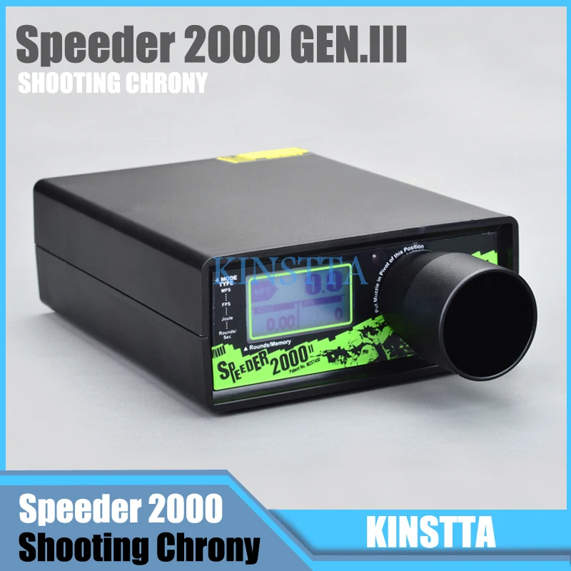 

Hlurker Shooting Chronograph SPEEDER 2000 Shooting Chrony Can Storage 10 Set Of data Better Than X3200 For Airsoft Air BB Gun