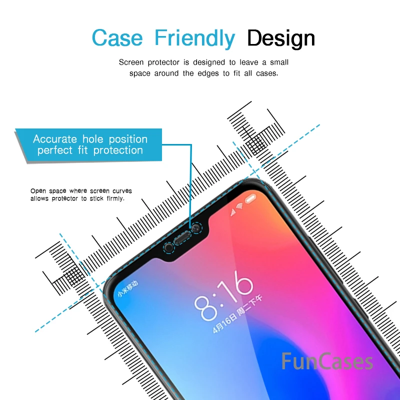 Закаленное стекло для Xiaomi Redmi 6 6A 6 Pro S2 Защита экрана для Xiaomi Redme Note 6 Pro 5 Plus A6 защитное стекло Xiomi Xaomi