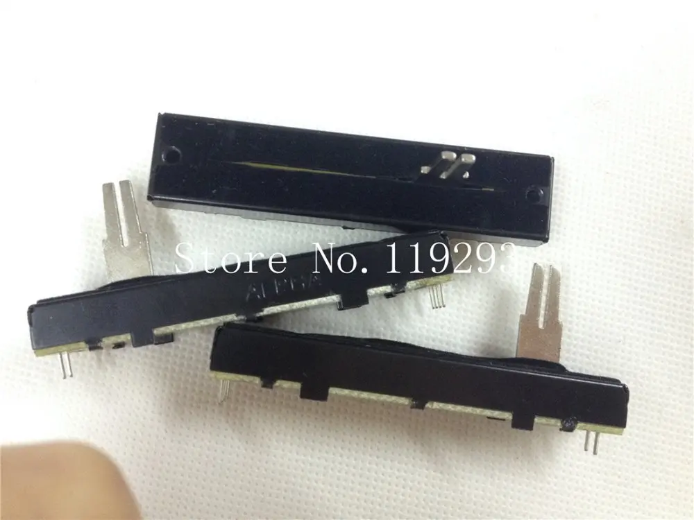 [SA]Taiwan ALPHA 7.3 cm slide potentiometers double B100K 20MM split