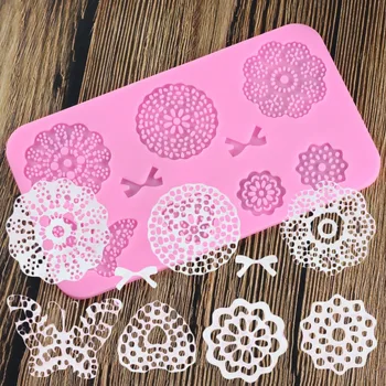 

1Pcs Butterfly Lace Silicone Mold Fondant Mold Cake Decorating Tools Chocolate Gumpaste Mold