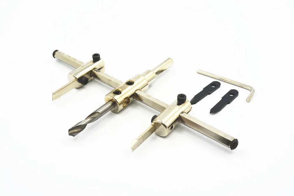 Black Plane Design 40mm to 200mm Adjustable Circle Cutter for Electric