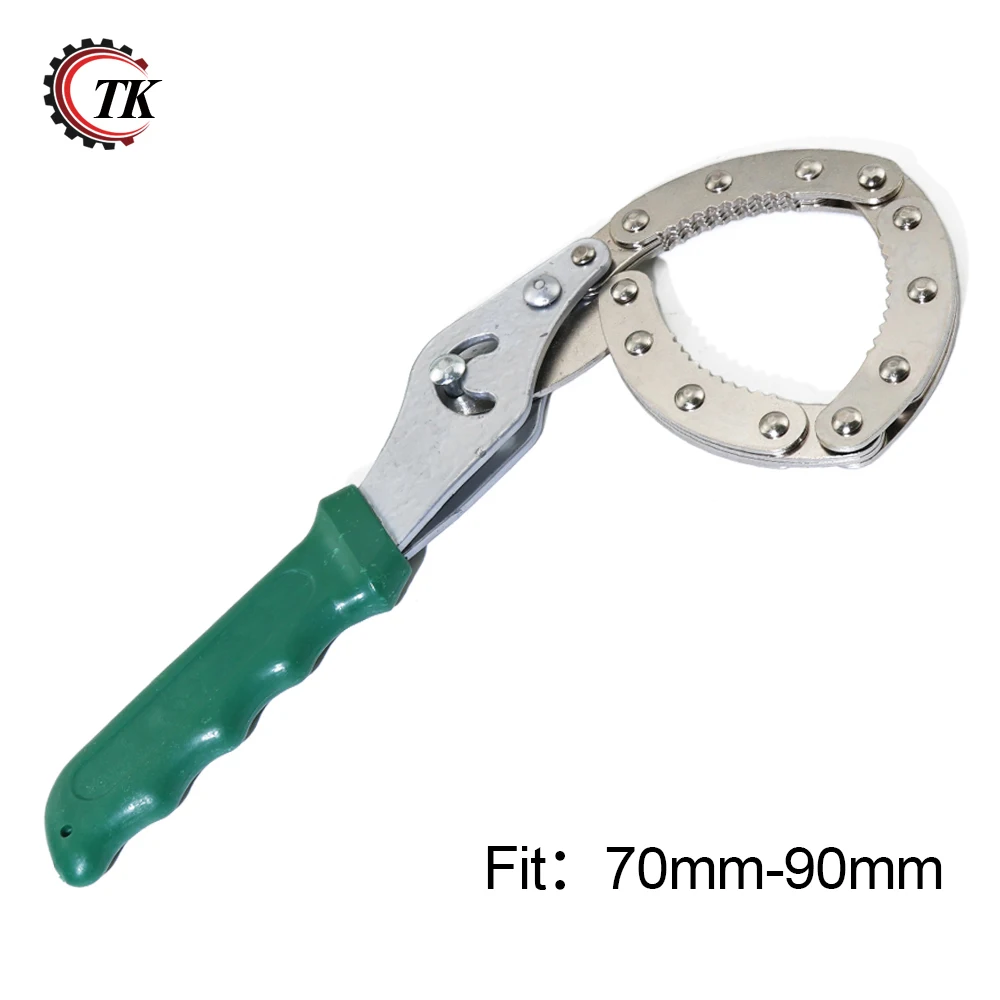 Transkoot Adjustable Oil Filter Wrench Universal Handcuff Style Remover