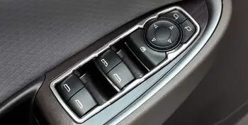 

Stainless steel For Chevrolet Malibu XL 2016 2017 Car Door and window glass lifting switch cover trim accessories Car styling