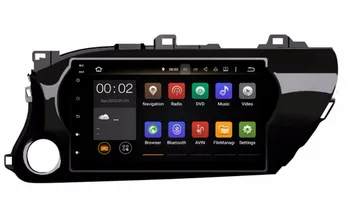 

10.1"Quad Core Android 7.1 Fit TOYOTA Hilux 2016 17 2018- Car DVD Player Multimedia Navigation GPS Radio DVD AUDIO STEREO NAV PC