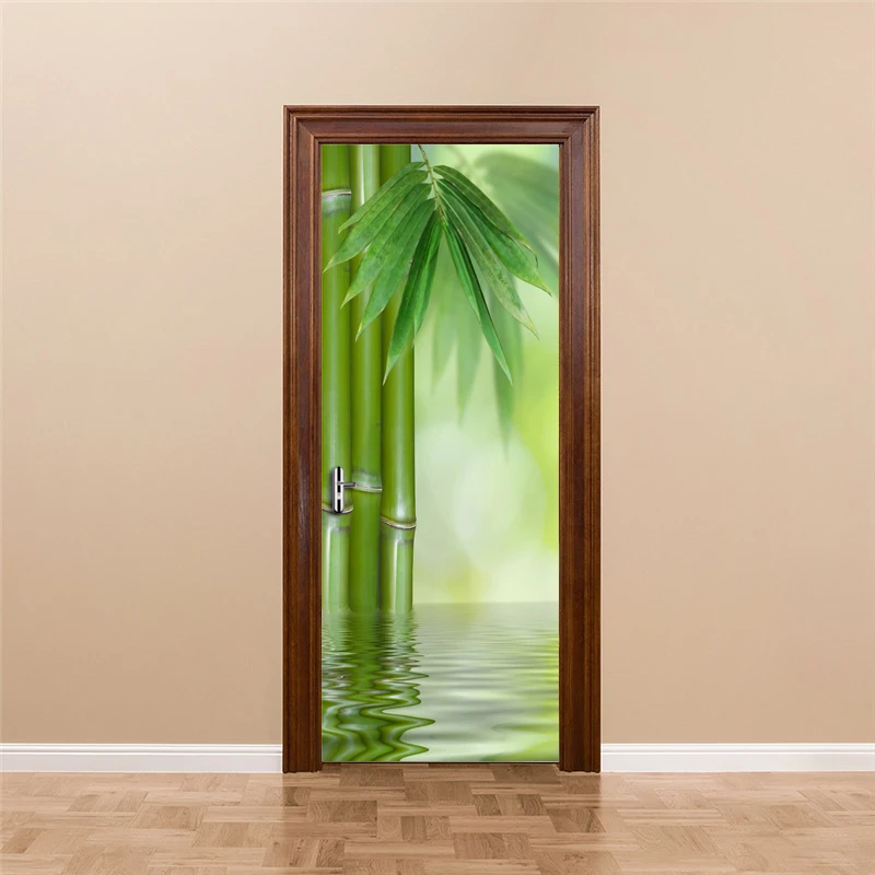 folha de floresta bambu verde 3d 02