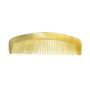 

1 Pc Natural Amber Ox Horn Comb of Hair No Static Health Care Hair Brush 9 Sizes Hairdressing Barber Tool