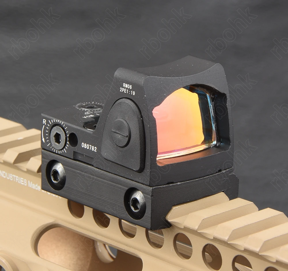 Мини trijicon RMR 1x Красный точка зрения с 1913 20 мм Пикатинни Крепление основание M9897