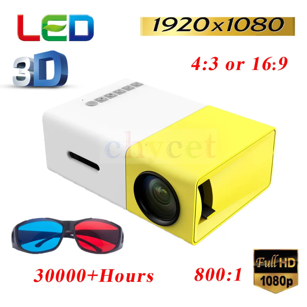 Prix pour Mini Portable YG300 Accueil Projecteur LED 400-600 LM HDMI USB CinemaTheater Beamer Multimédia Proyector Jeu Projecteur De Poche Prix pour Mini Portable YG300 Accueil Projecteur LED 400-600 LM HDMI USB CinemaTheater Beamer Multimédia Proyector Jeu Projecteur De Poche