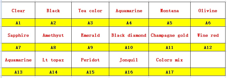 Rivoli silver claw A1-A17